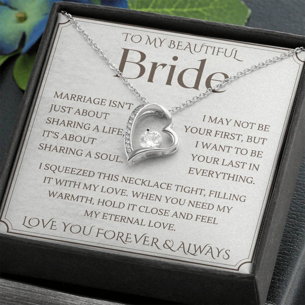 To My Bride, Wedding Day Gift for Bride from Groom, To My Beautiful Bride, Gift from Groom, To Bride Gift Wedding Day
