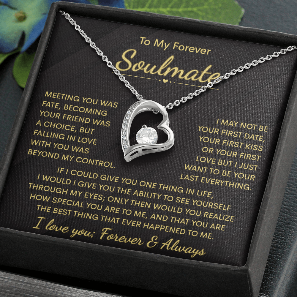To My Soulmate Necklace | Meeting You | Forever Love Necklace