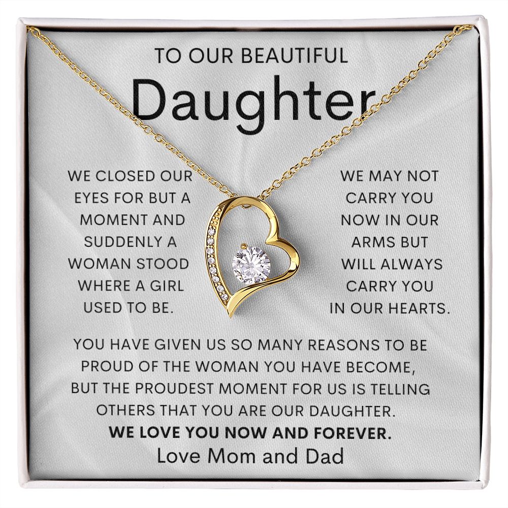 To Our Beautiful Daughter | Forever Love Necklace