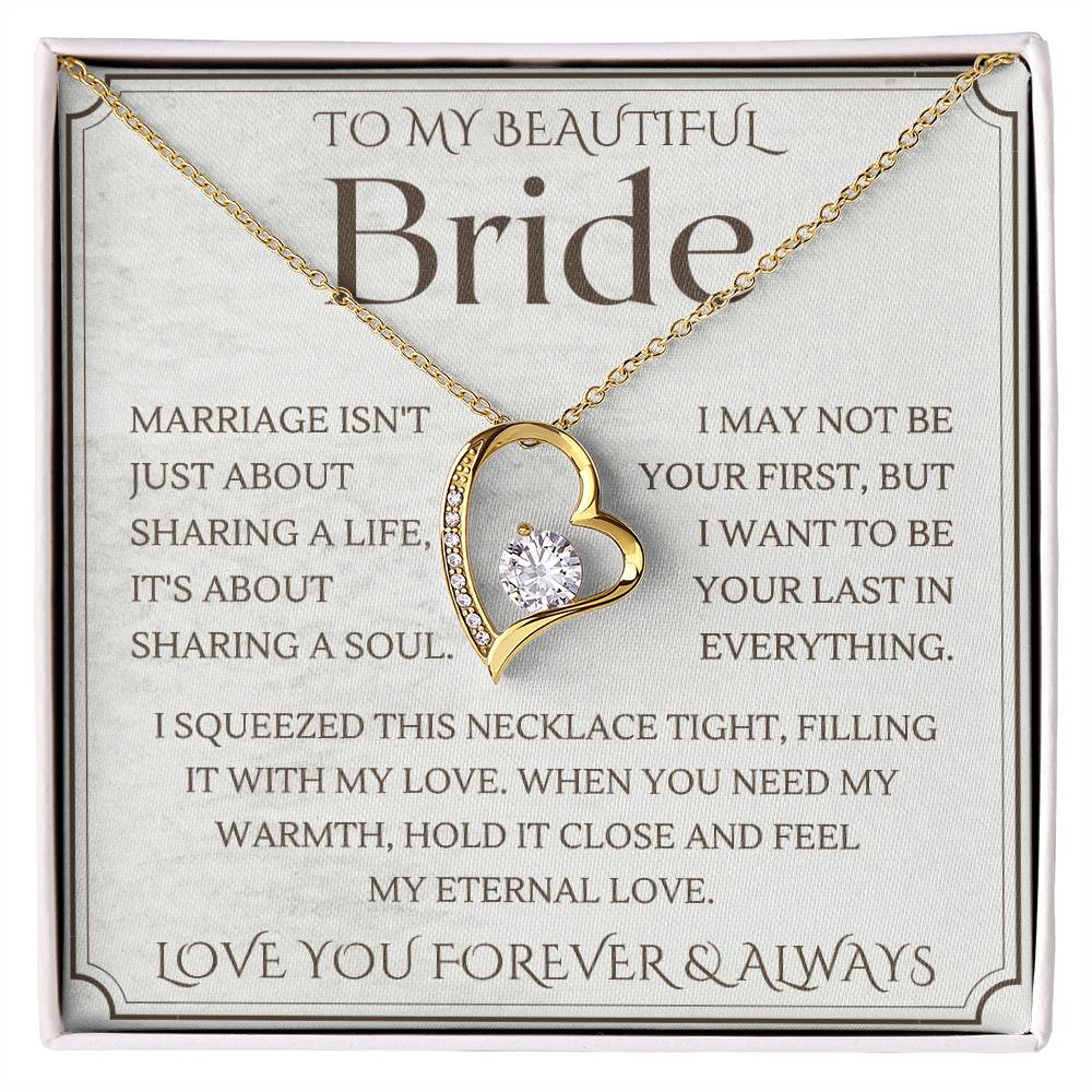 To My Bride, Wedding Day Gift for Bride from Groom, To My Beautiful Bride, Gift from Groom, To Bride Gift Wedding Day