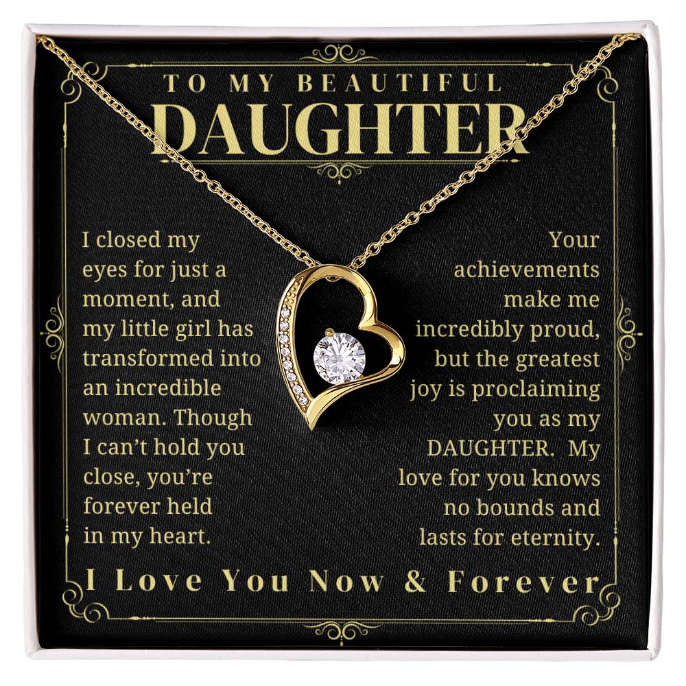 To My Daughter - Daughter Birthday - Graduation Gift - Daughter gift - Mother Daughter Gift - Father Daughter Gift - Daughter Birthday