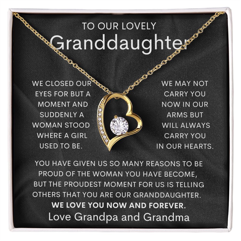 To Our Lovely Granddaughter | Forever Love Necklace