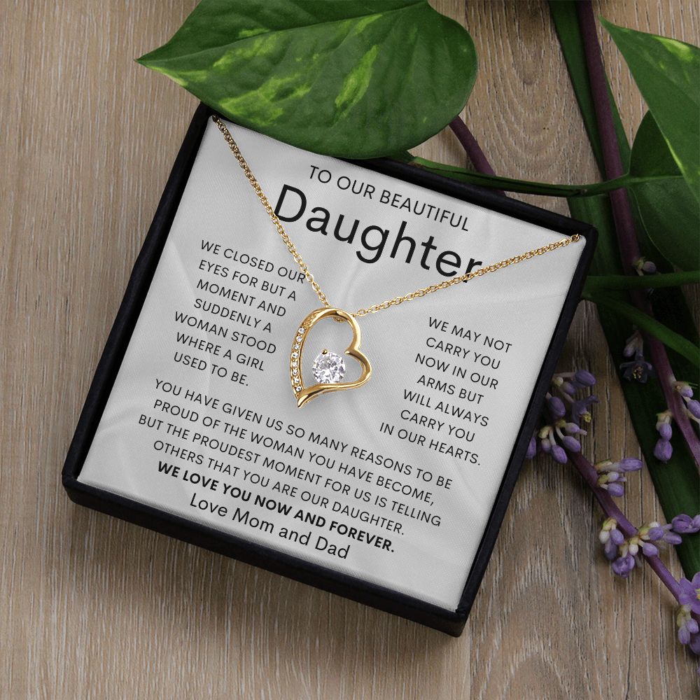 To Our Beautiful Daughter | Forever Love Necklace