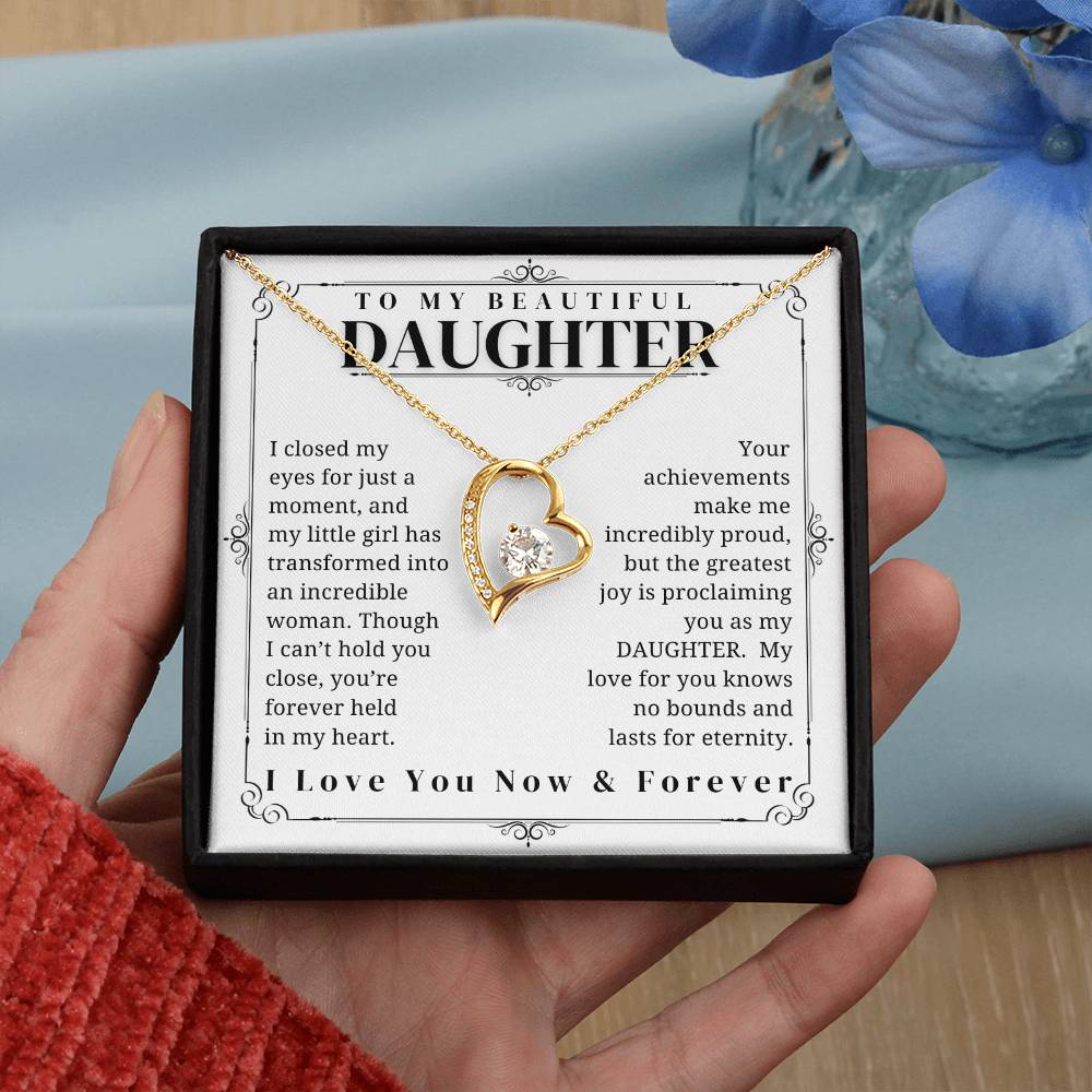 To My Daughter - Daughter Birthday - Graduation Gift - Daughter gift - Mother Daughter Gift - Father Daughter Gift - Daughter Birthday