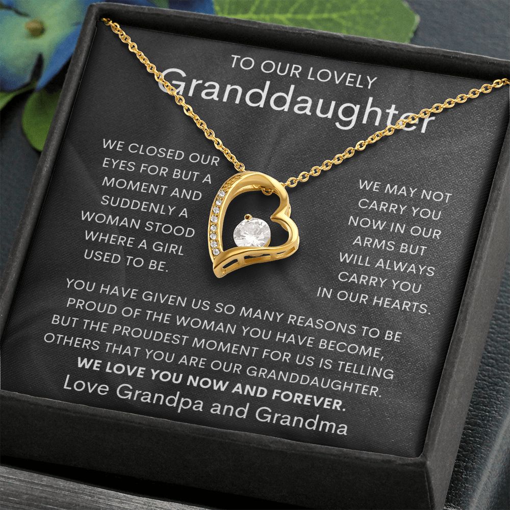 To Our Lovely Granddaughter | Forever Love Necklace