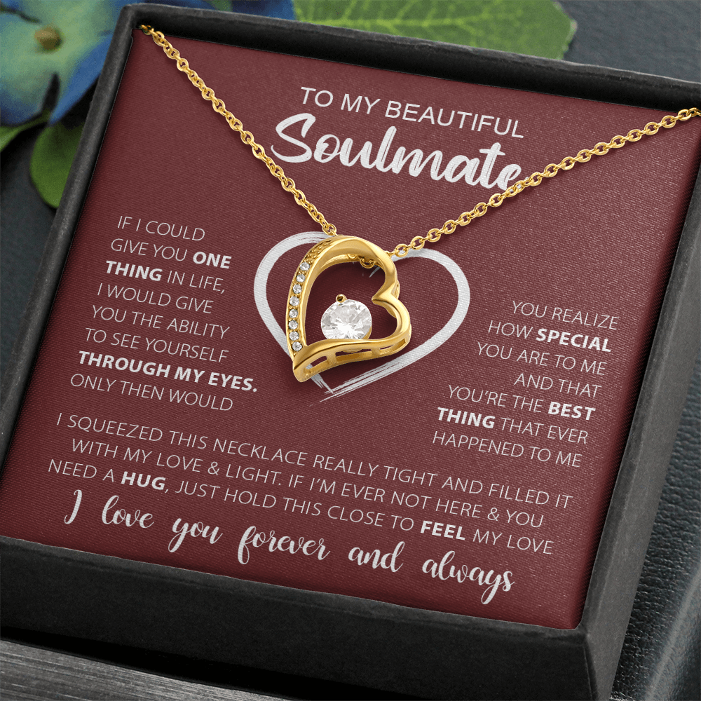 Gift for Soulmate "Best Thing Ever" Forever Love Necklace
