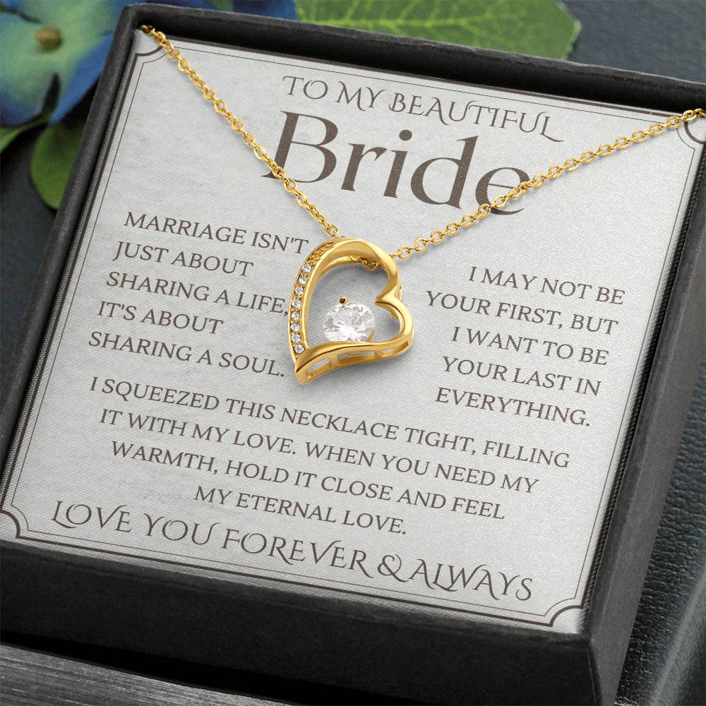 To My Bride, Wedding Day Gift for Bride from Groom, To My Beautiful Bride, Gift from Groom, To Bride Gift Wedding Day
