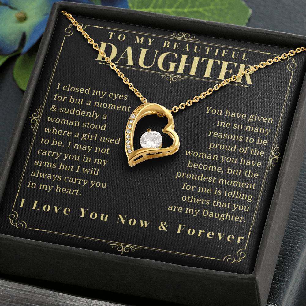 To My Daughter - Daughter Birthday - Graduation Gift - Daughter gift - Mother Daughter Gift - Father Daughter Gift - Christmas Gift