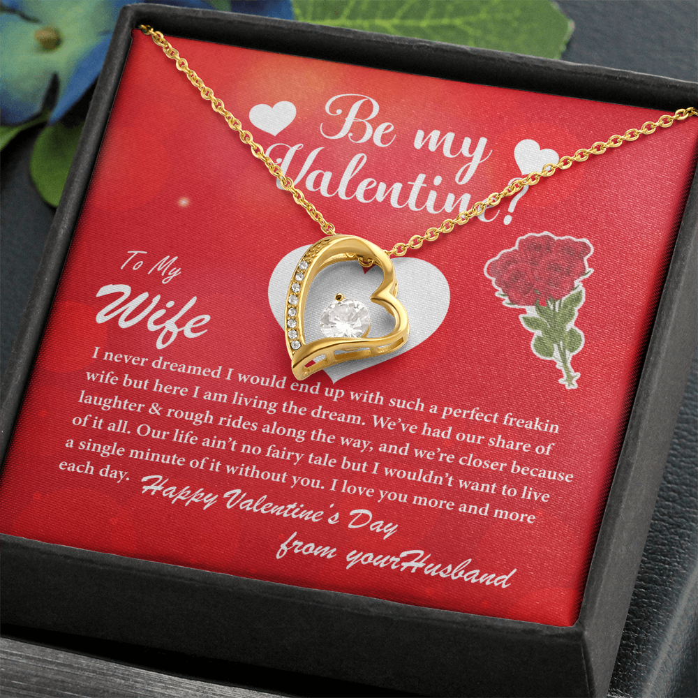 Be My Valentine | Gift for Wife | Forever Love Necklace