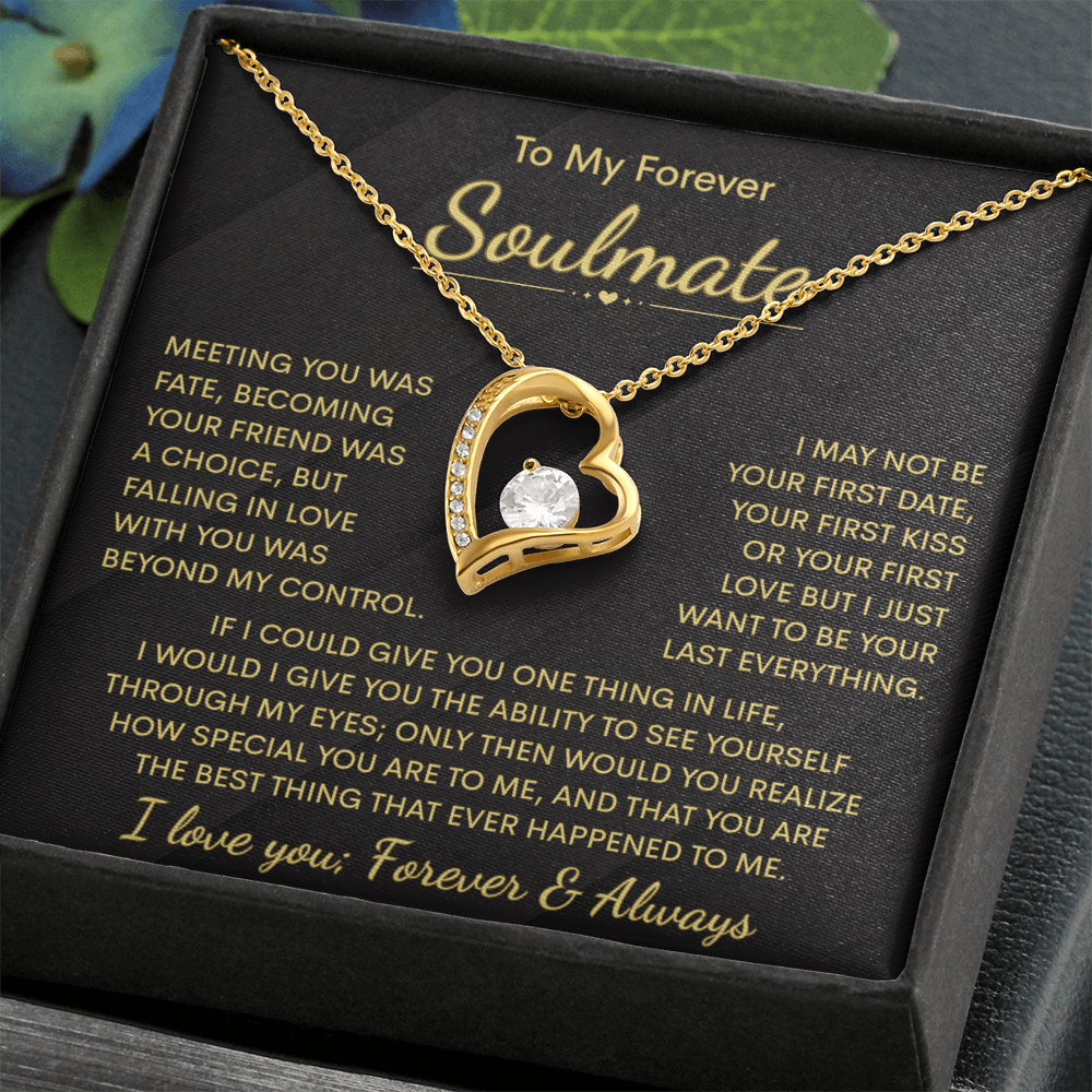 To My Soulmate Necklace | Meeting You | Forever Love Necklace