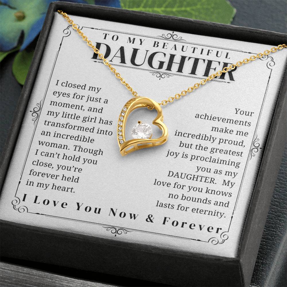 To My Daughter - Daughter Birthday - Graduation Gift - Daughter gift - Mother Daughter Gift - Father Daughter Gift - Daughter Birthday