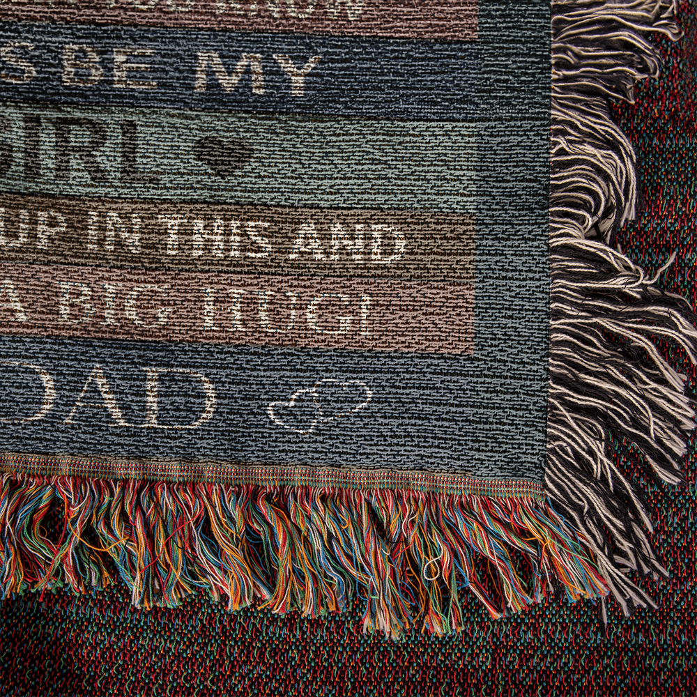 To My Beautiful Daughter – Rustic Plank Blanket – Christmas Birthday Keepsake