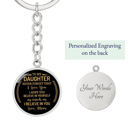 To My Daughter, Daughter Necklace, Daughter Birthday, Daughter Christmas Gift, Daughter Gift Ideas, Mother Daughter Gift