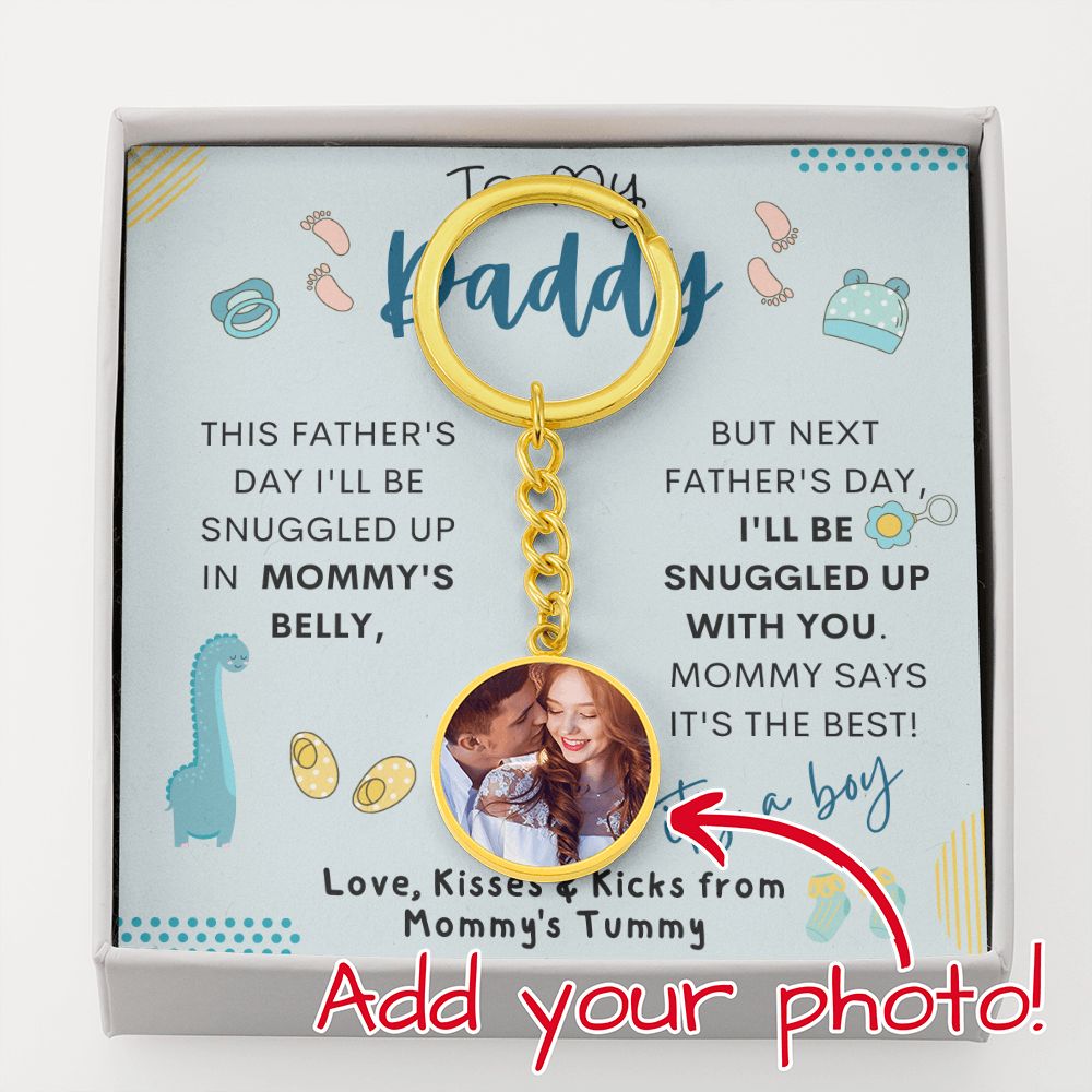To My Daddy | Circle Photo Keychain