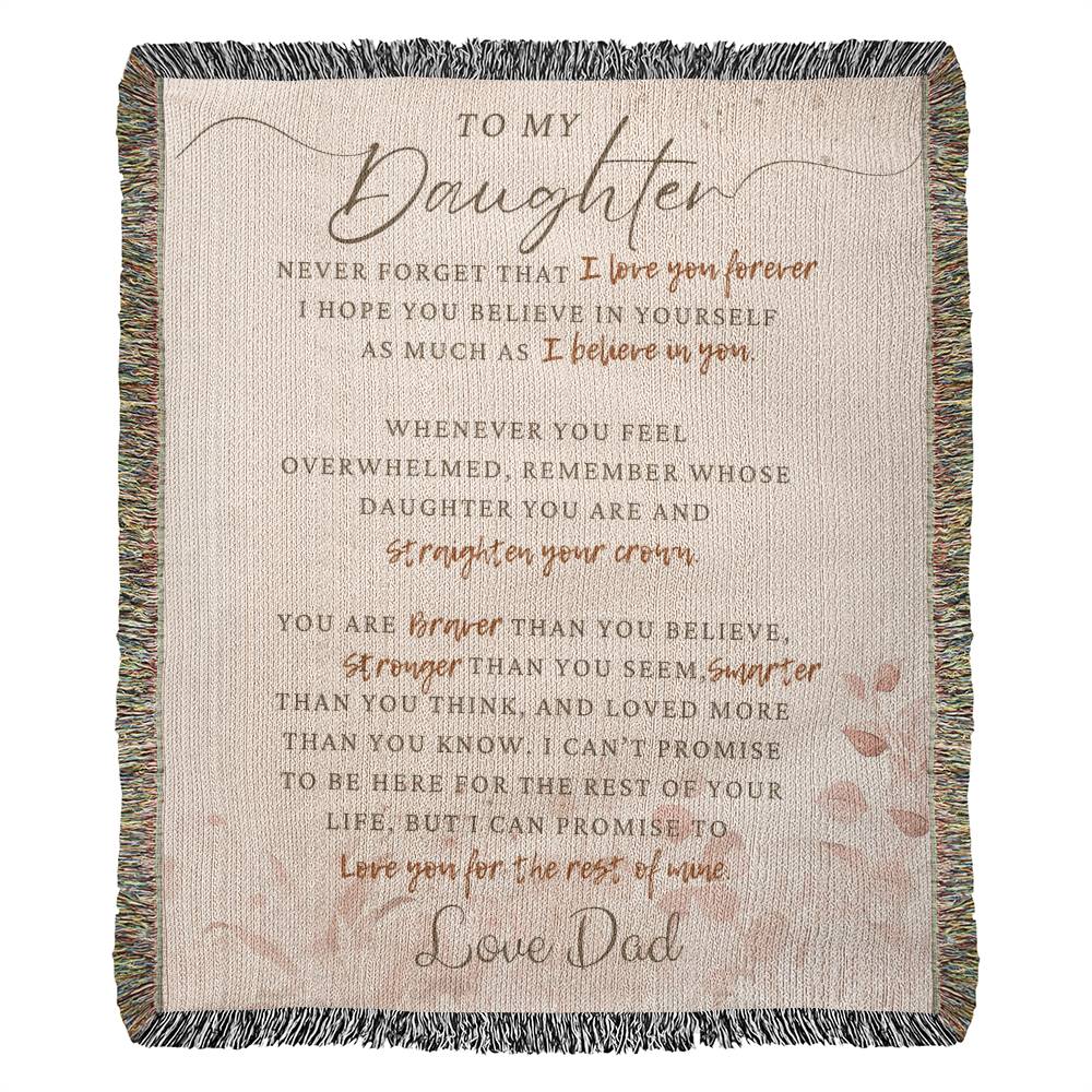 Heirloom Artwork Woven Blanket (Portrait)