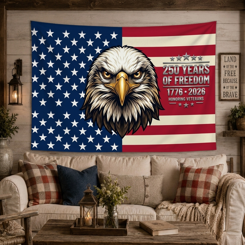 Patriot American Eagle Flag | Premium Double-Sided USA Flag