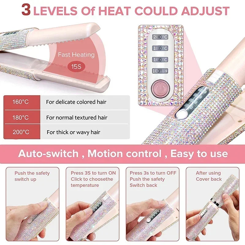 ShimmerGlam Portable Hair Styler