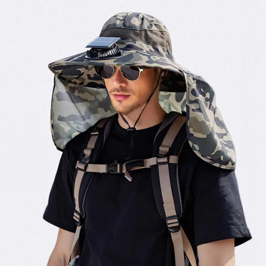 Solar Breeze Adventure Fan Hat