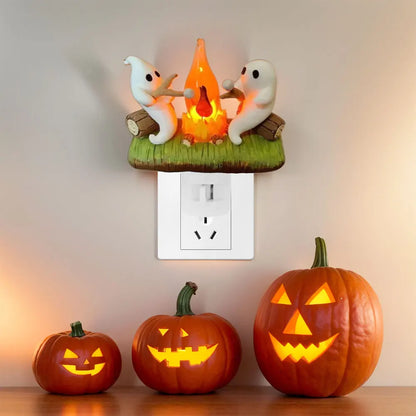 Spooky Campfire Ghost Night Light