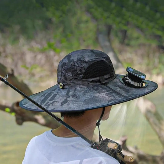 Solar Sun Fan Hat