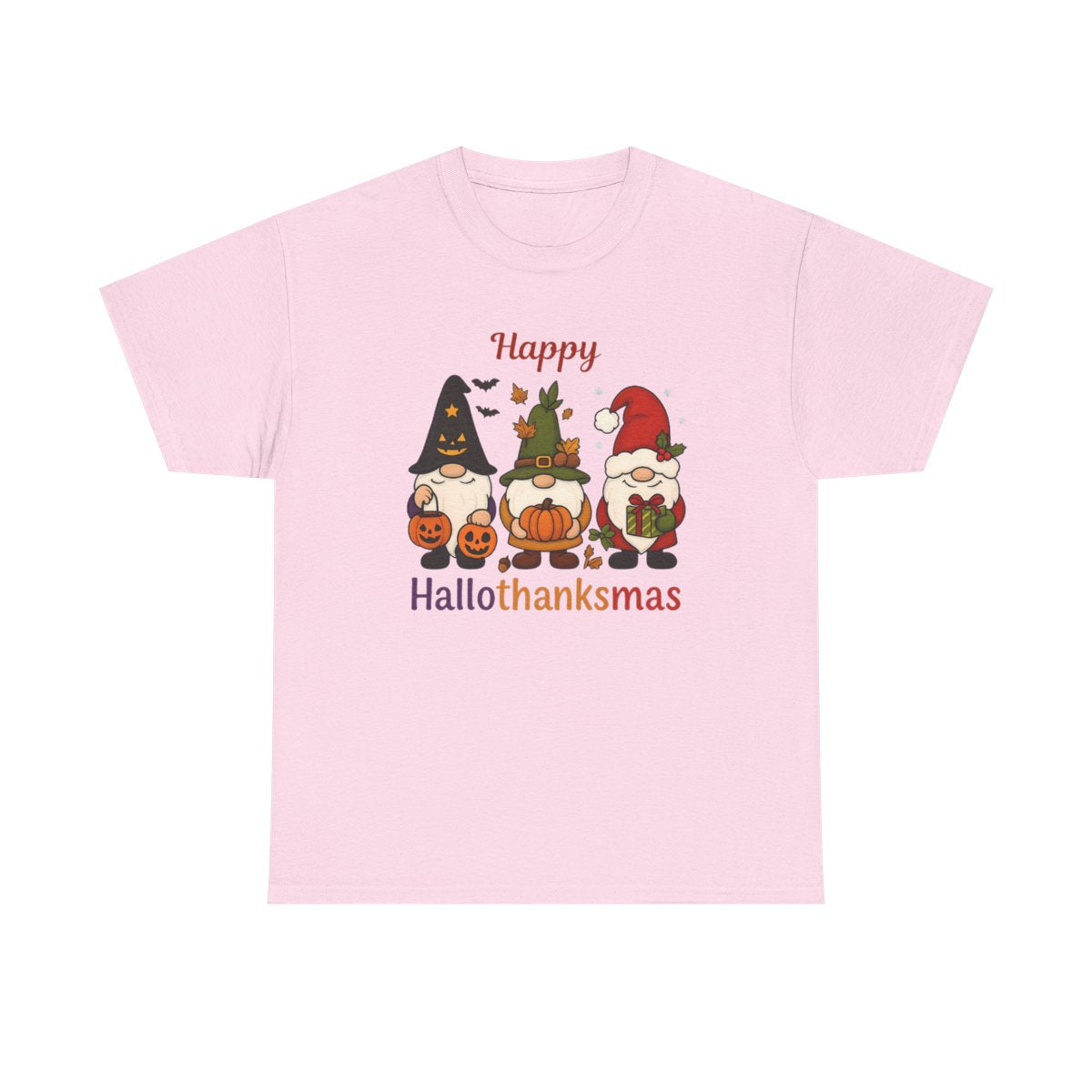Happy Hallothanksmas Sweatshirt, Halloween Gift For Women ,Christmas Sweatshirt, Cute Halloween Sweater, Colorful Halloween Sweatshirt