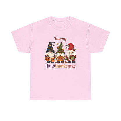 Happy Hallothanksmas Sweatshirt, Halloween Gift For Women ,Christmas Sweatshirt, Cute Halloween Sweater, Colorful Halloween Sweatshirt