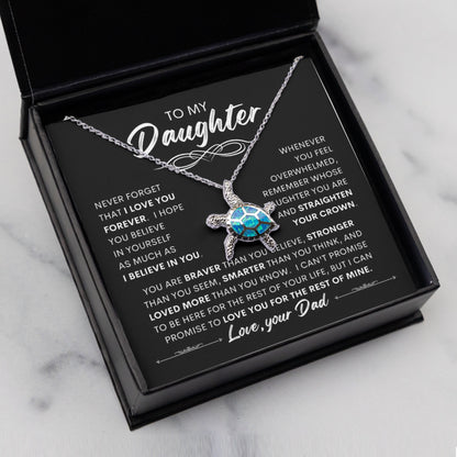 Opal Turtle Necklace