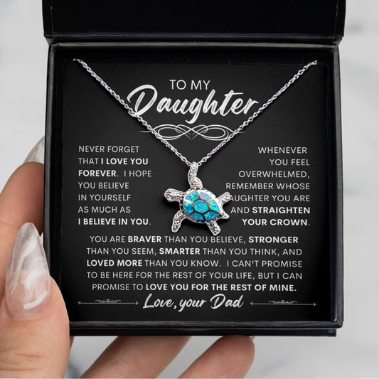 Opal Turtle Necklace
