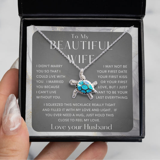 Opal Turtle Necklace