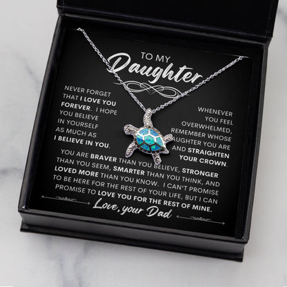 Opal Turtle Necklace