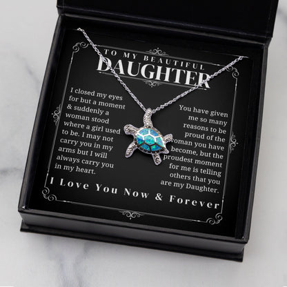 Opal Turtle Necklace