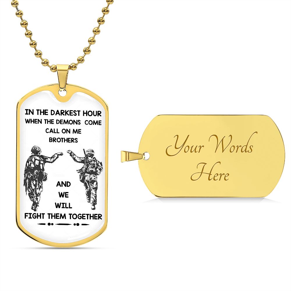 DARKEST HOUR DOG TAG