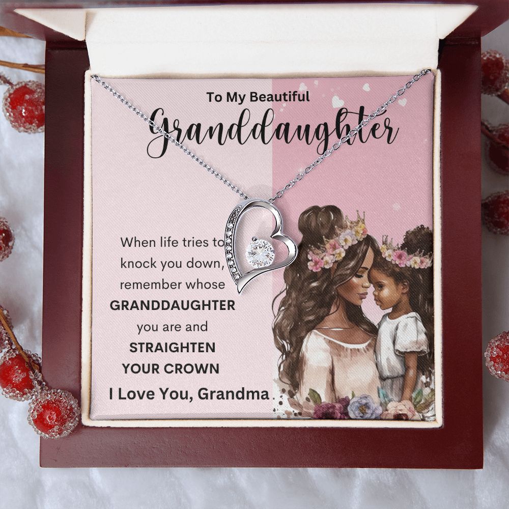 To My Beautiful Granddaughter | Forever Love Necklace