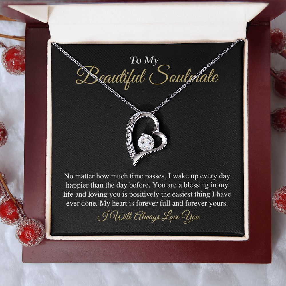 My Beautiful Soulmate | To My Soulmate, Gift for soulmate, Anniversary gift, Girlfriend necklace, Gift for wife, Birthday gift