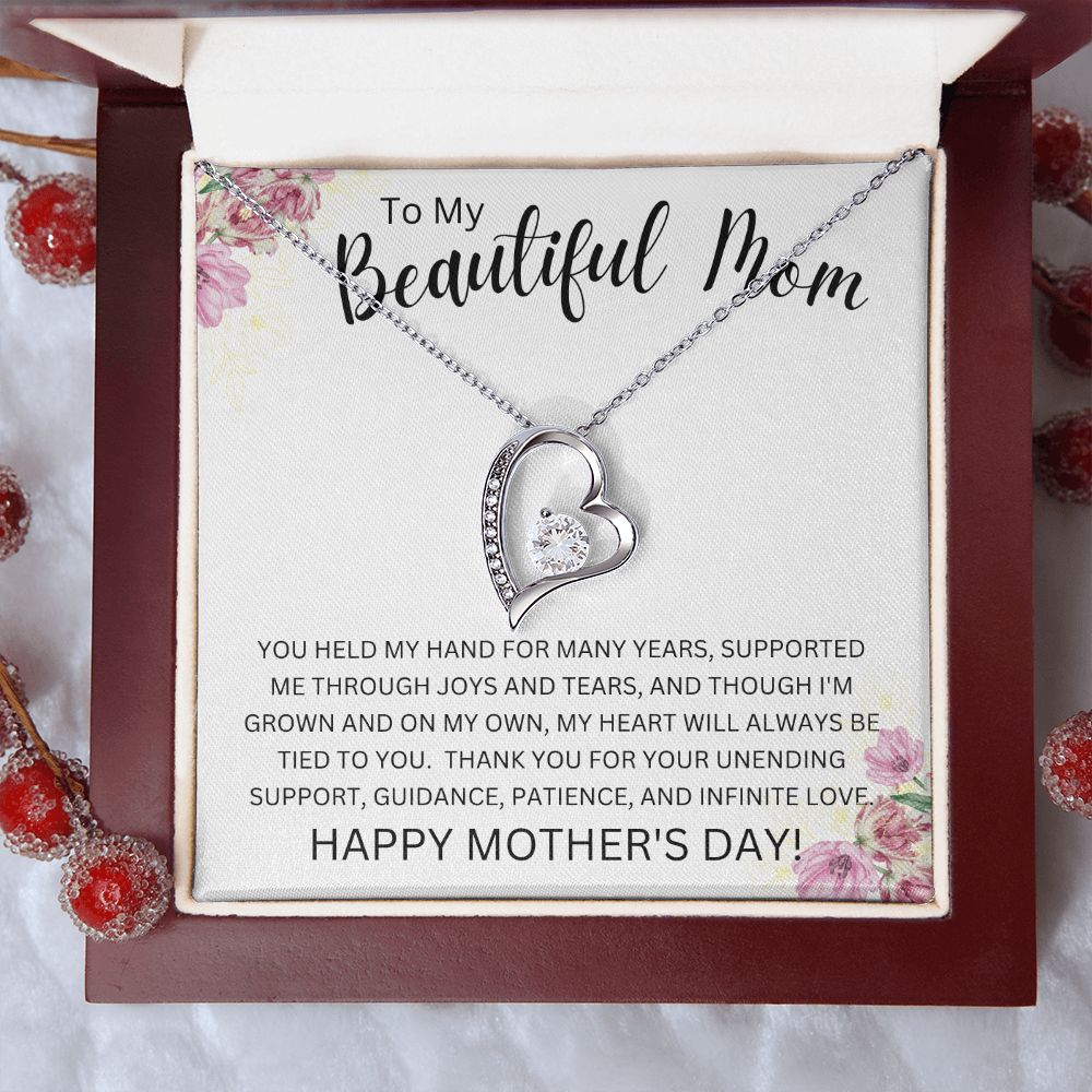 To My Beautiful Mom | Forever Love Necklace