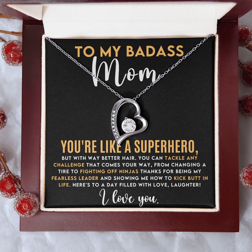 To My Badass Mom | Forever Love Necklace
