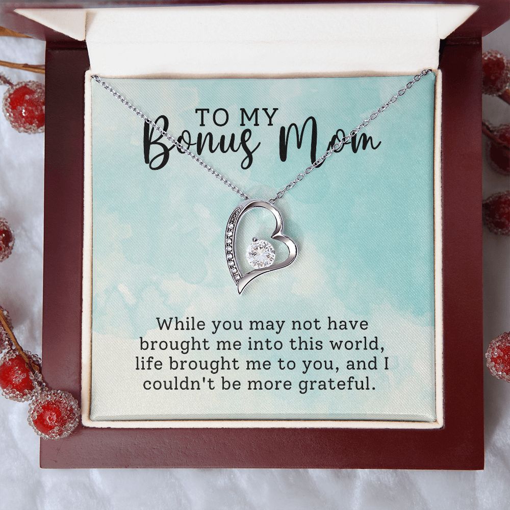 To My Bonus Mom | Forever Love Necklace