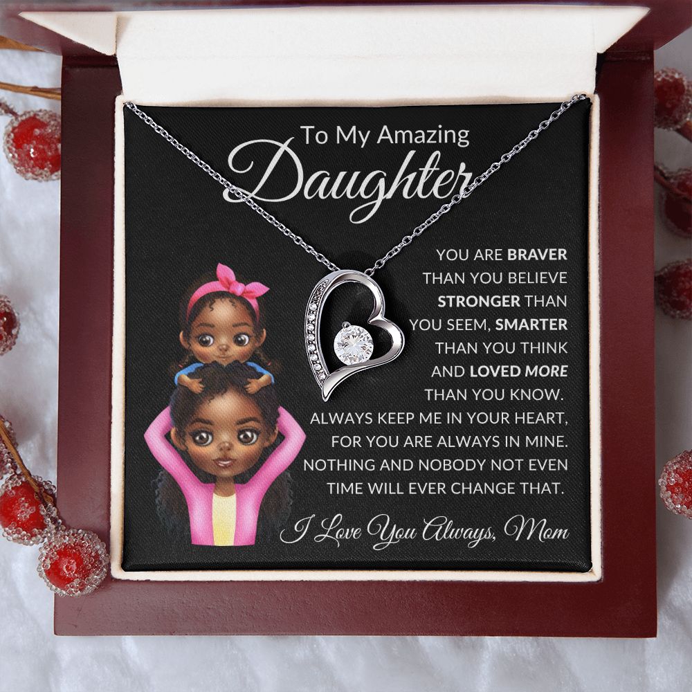 To My Amazing Daughter | Forever Love Necklace