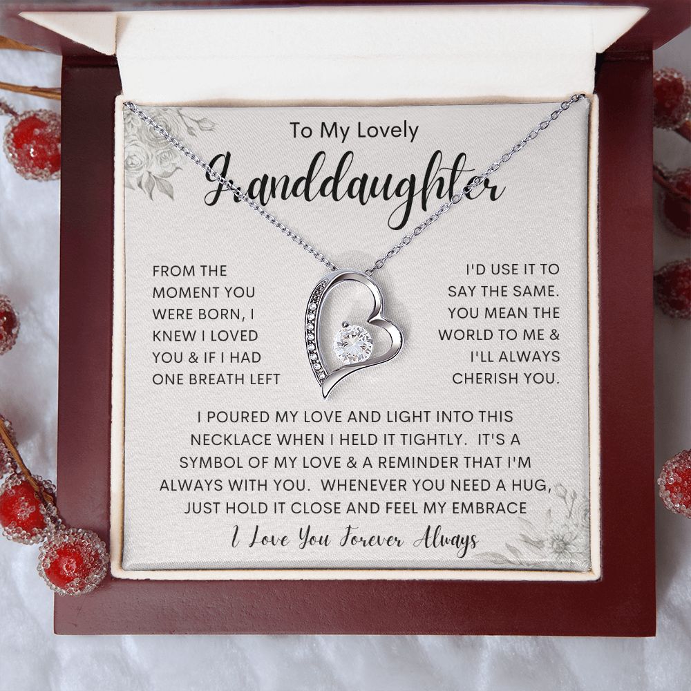To My Granddaughter | Forever Love Necklace