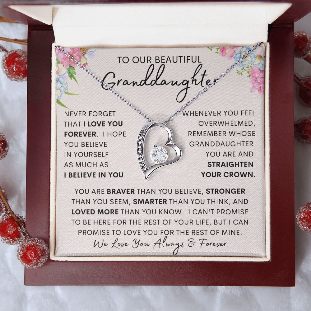 TO OUR BEAUTIFUL GRANDDAUGHTER | To my granddaughter, Birthday gift, Gift from grandma, Gift from grandpa