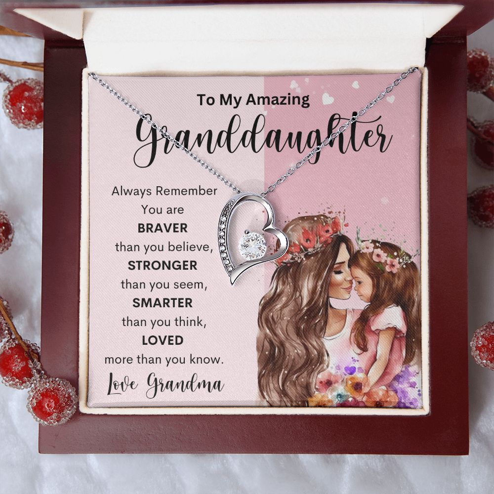 To My Amazing Granddaughter | Forever Love Necklace