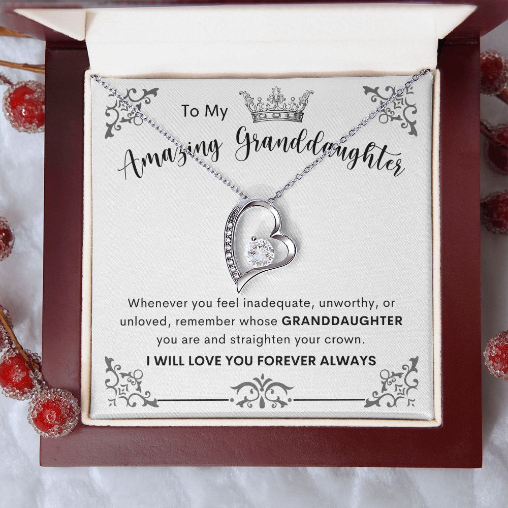 To My Amazing Granddaughter | Forever Love Necklace