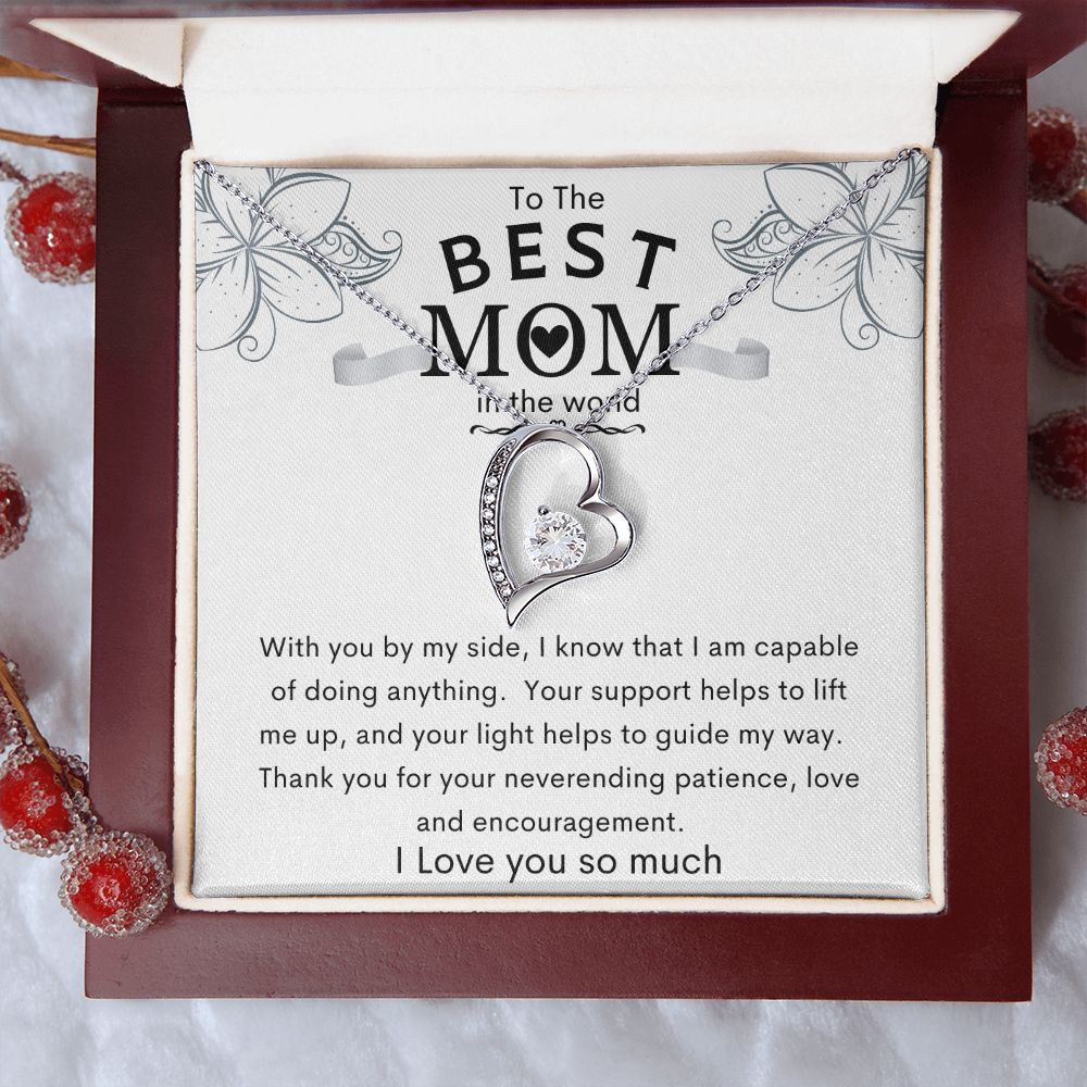 To the Best Mom in the World | Forever Love Necklace