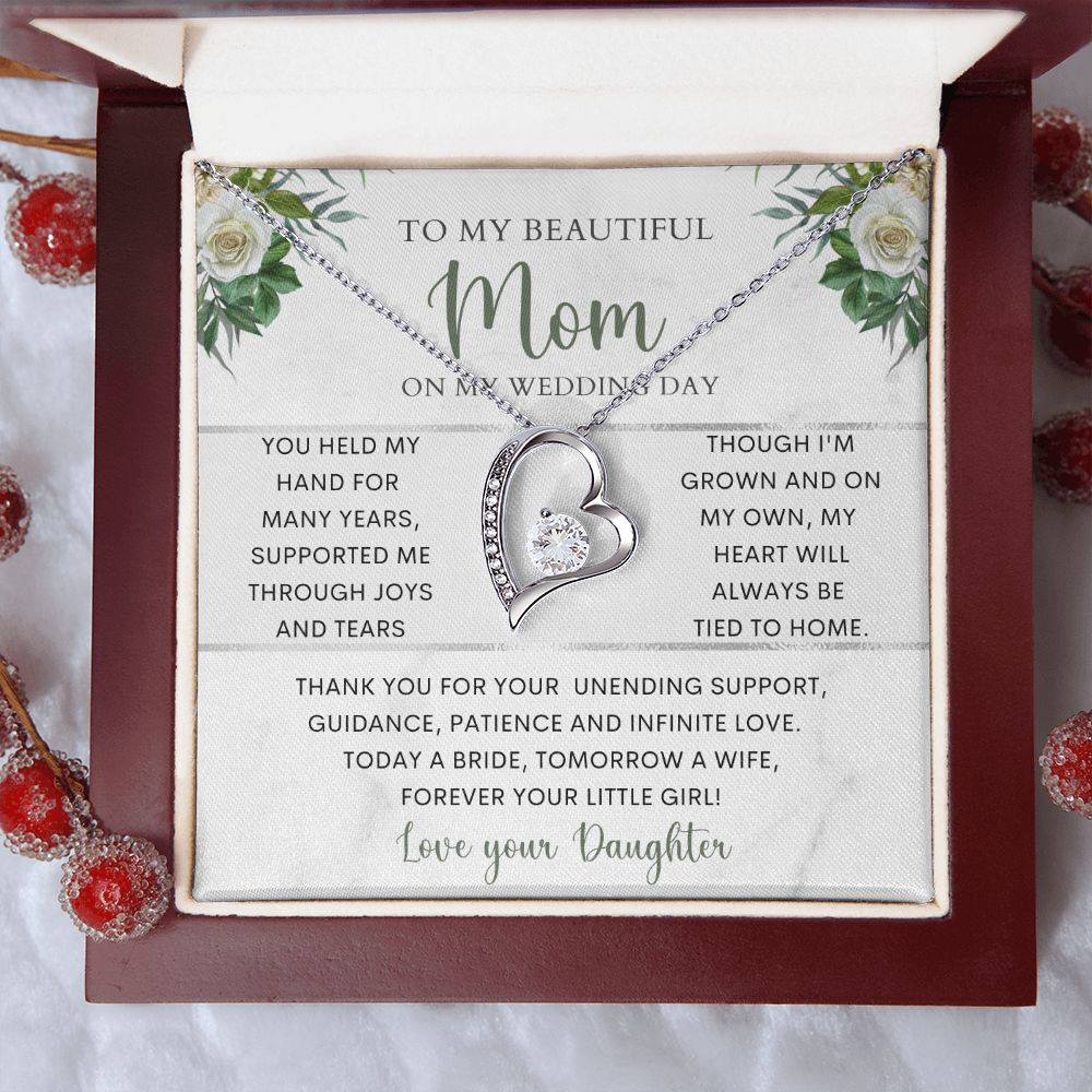 To My Beautiful Mom | Forever Love Necklace