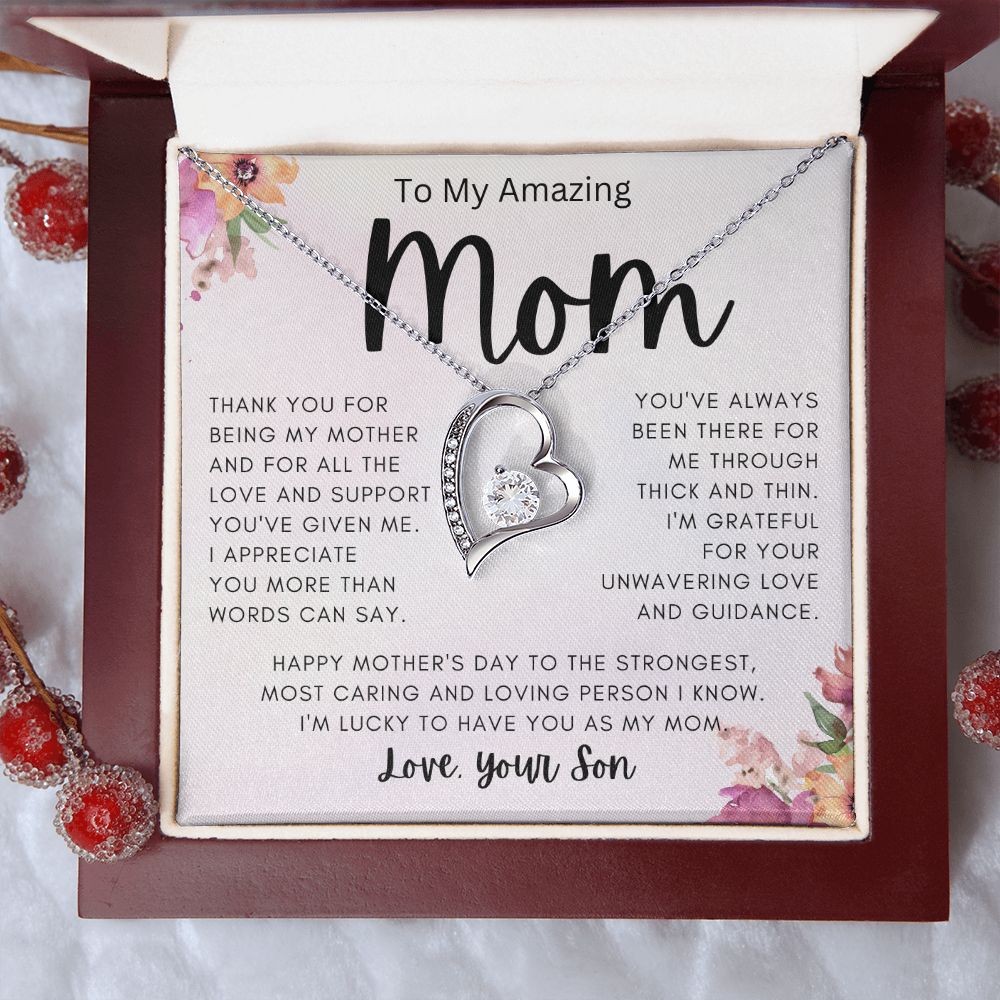 To My Amazing Mom | Forever Love Necklace