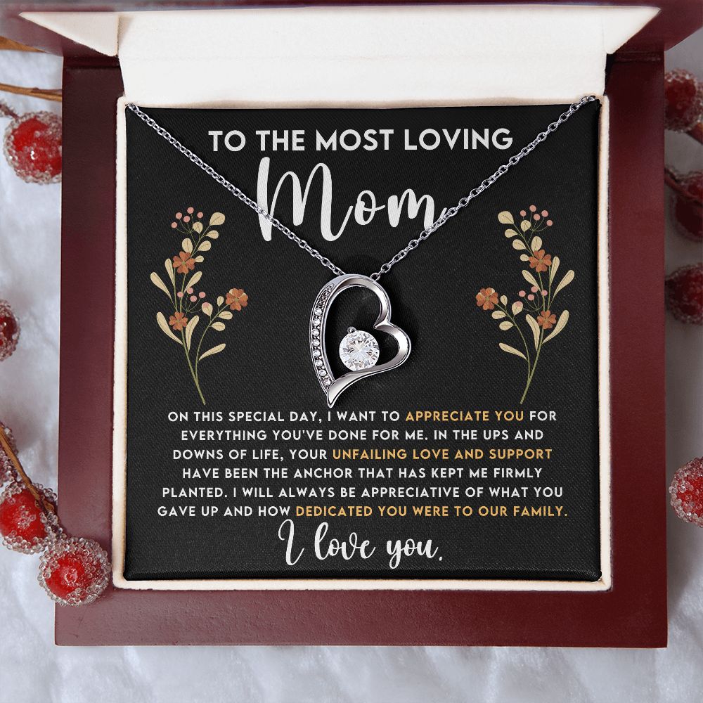 To the Most Loving Mom | Forever Love Necklace