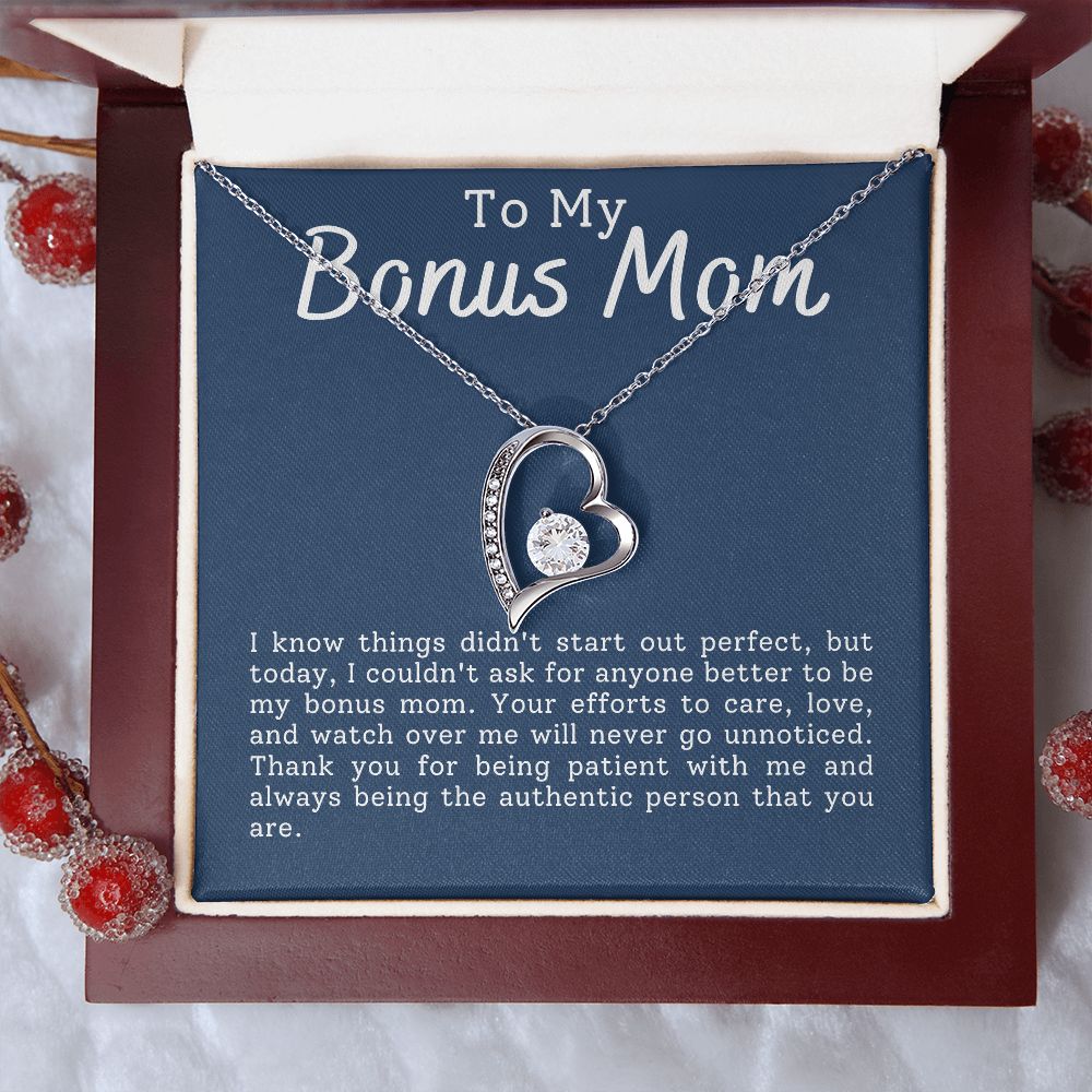 To My Bonus Mom | Forever Love Necklace