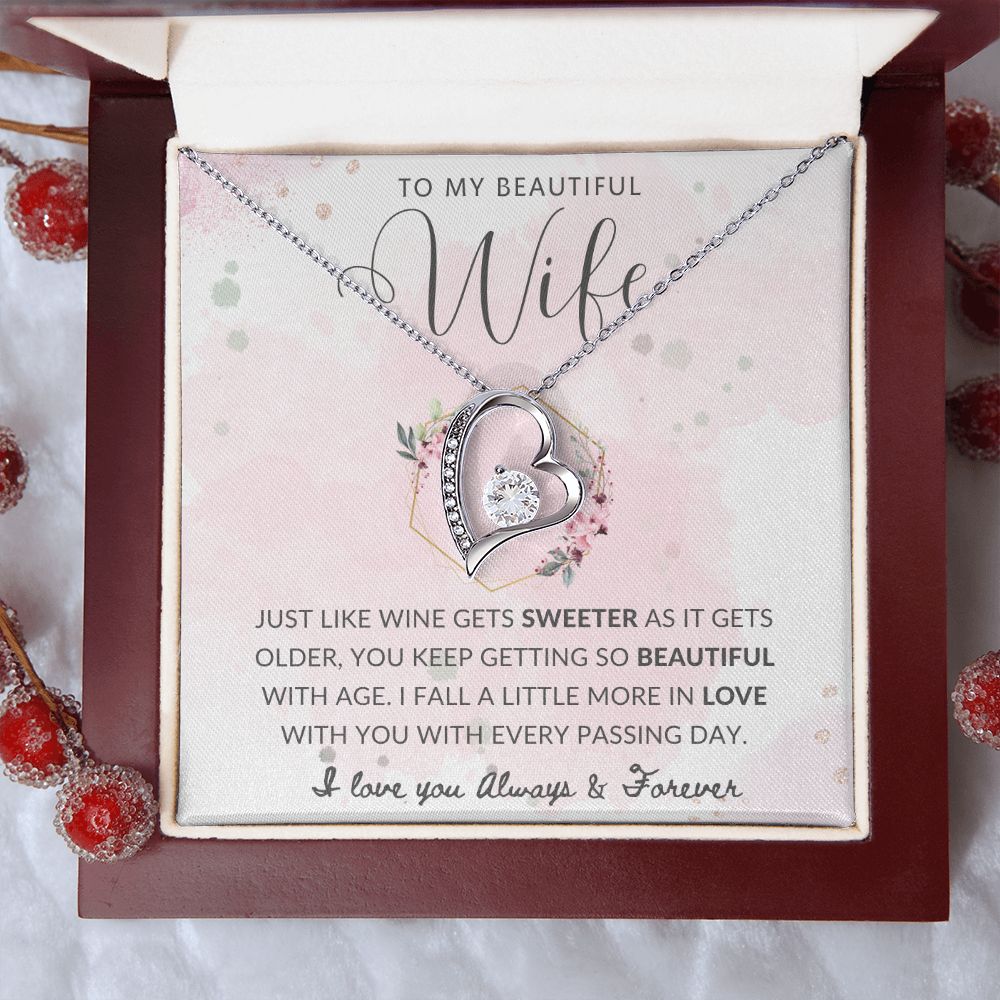 To My Beautiful Wife | Forever Love Necklace | So Beautiful