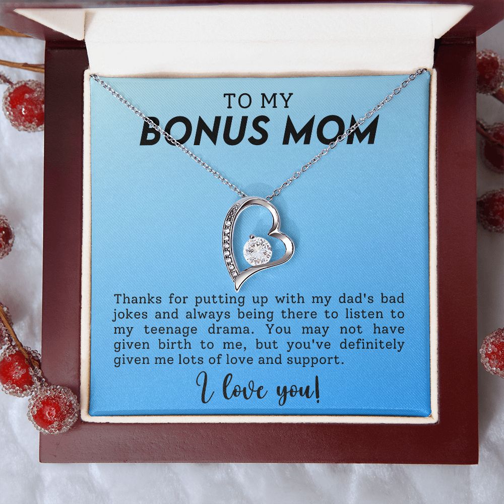 To My Bonus Mom | Forever Love Necklace