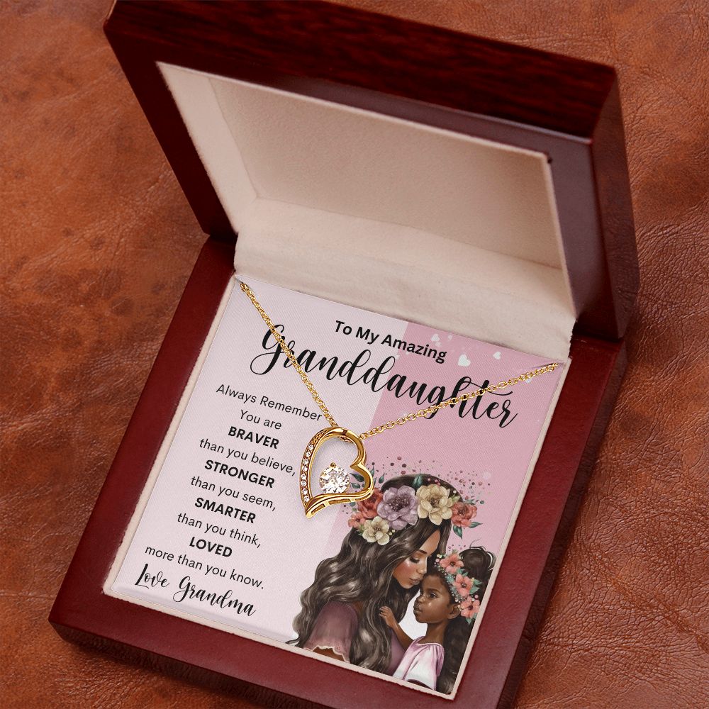 To My Amazing Granddaughter | Forever Love Necklace